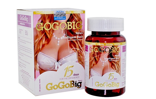 viên uống nở ngực Gogobig 60 viên của nhật bản giúp chị em có vòng ngực đẹp