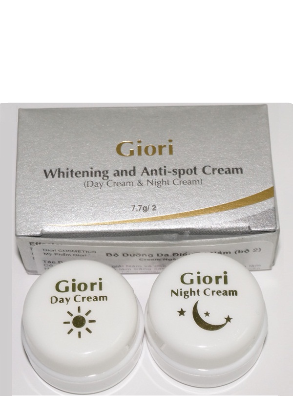 Bộ 2 Giori whitening and anti-spot cream (Day cream & Night cream)